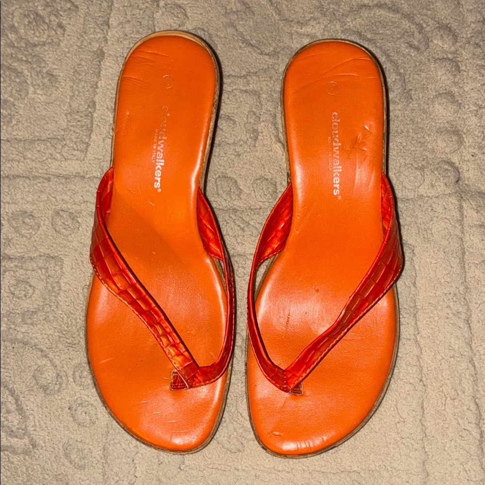 Cloudwalkers Vibrant Orange Sandals